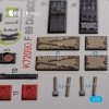 KELIK K72090 F-89 D/J Scorpion interior 3D decals for Revell kit 1/72